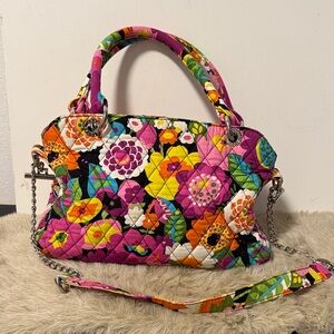 Vera  Bradley Va Va Voom Chain Purse Handbag Shoulder Bag